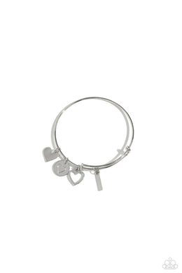 Making It INITIAL - Silver - I Bracelet