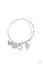 Load image into Gallery viewer, Making It INITIAL - Silver - P Bracelet