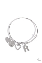 Load image into Gallery viewer, Making It INITIAL - Silver - R Bracelet