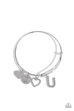 Load image into Gallery viewer, Making It INITIAL - Silver - U Bracelet