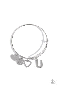 Making It INITIAL - Silver - U Bracelet