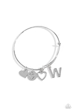 Load image into Gallery viewer, Making It INITIAL - Silver - W Bracelet