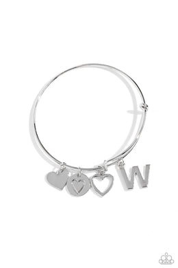 Making It INITIAL - Silver - W Bracelet