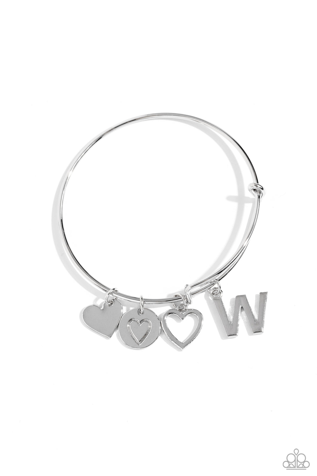 Making It INITIAL - Silver - W Bracelet