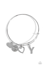 Load image into Gallery viewer, Making It INITIAL - Silver - Y Bracelet