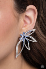 Load image into Gallery viewer, Twinkling Tulip - Blue Post Earrings