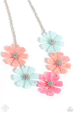 Pastel Promenade - Multicolor Necklace