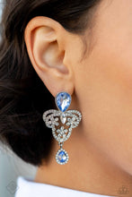 Load image into Gallery viewer, Giving Glam - Blue Post Earrings