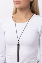 Load image into Gallery viewer, The STRANDS of Time - Black Gunmetal Necklace