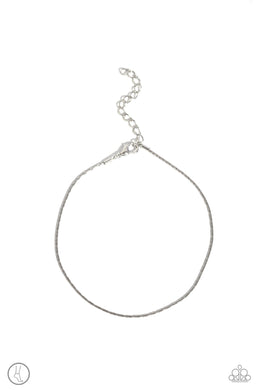 High-Tech Texture - Silver Anklet