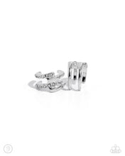 Load image into Gallery viewer, Glittery Glow Up - White Earrings