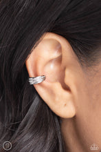 Load image into Gallery viewer, Serrated Season - Silver Cuff Earrings