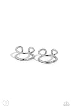 Load image into Gallery viewer, Metallic Moment - Silver Earrings