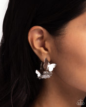 Load image into Gallery viewer, No WINGS Attached - Silver Hoop Earrings