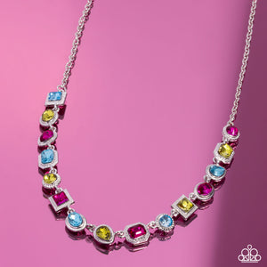 Gallery Glam - Multicolor Necklace