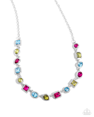 Gallery Glam - Multicolor Necklace