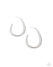 Load image into Gallery viewer, Exclusive Element - Silver Hoop Earrings