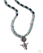 Load image into Gallery viewer, Longhorn Longevity - Black Necklace