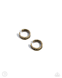 CUFF Call - Brass Earrings