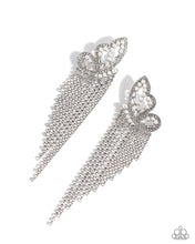 Load image into Gallery viewer, Aerial Accent - White Post Earrings