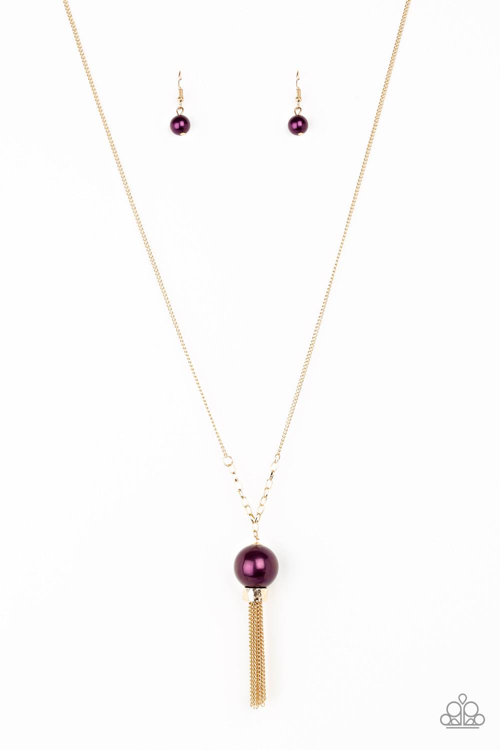 Belle of the BALLROOM - Purple Necklace