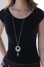 Load image into Gallery viewer, Glitzy Glow - Silver Lanyard