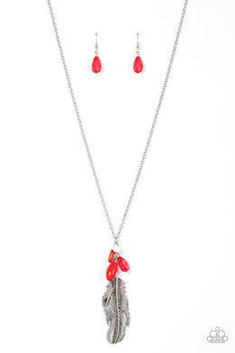 Off the FLOCK - Red Necklace