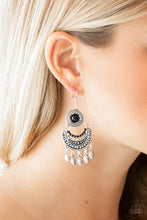 Load image into Gallery viewer, Mantra to Mantra - Black Earrings