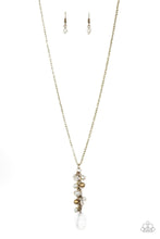 Load image into Gallery viewer, Teardrop Serenity - Brass Necklace