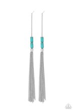 Load image into Gallery viewer, Windblown - Blue Post Earrings