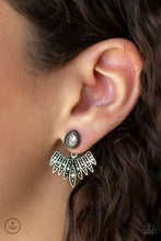 Load image into Gallery viewer, Wing Fling - Brass Double-Sided Post Earrings