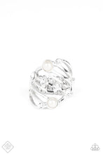 Load image into Gallery viewer, Dancing Diamonds - White Ring