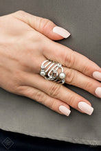 Load image into Gallery viewer, Dancing Diamonds - White Ring