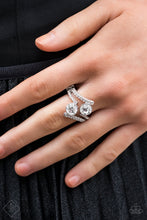 Load image into Gallery viewer, Over The Top Glamour - White Ring