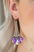 Load image into Gallery viewer, Terra Tribe - Purple Earrings