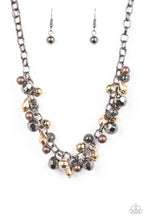 Load image into Gallery viewer, Building My Brand - Black Gunmetal Necklace