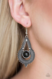 Zoomin Zumba - Black Earrings