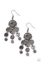 Load image into Gallery viewer, Do Chime In - Black Gunmetal Earrings