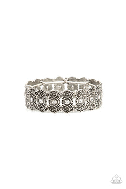 Rapturous Romance - White Bracelet