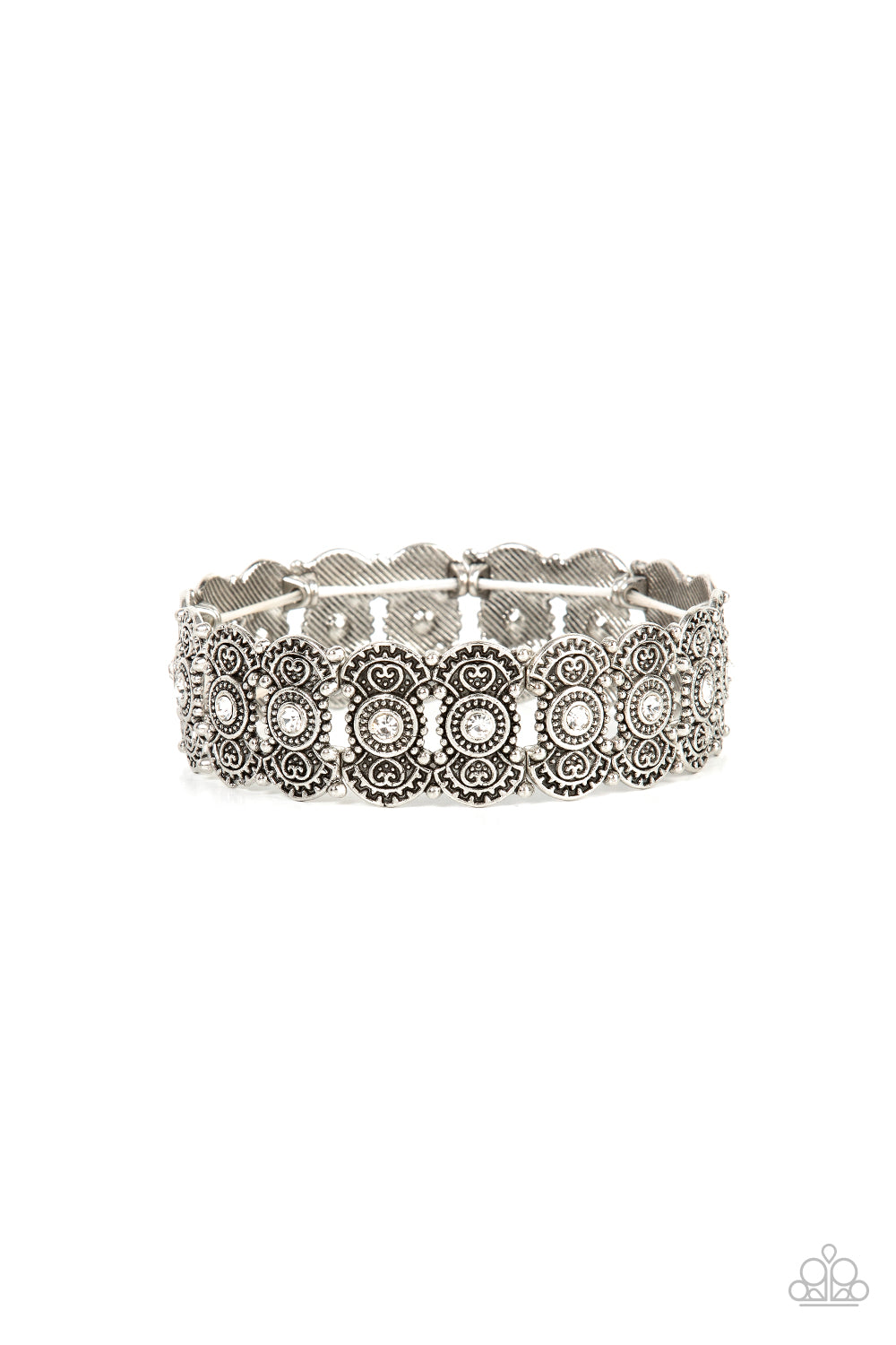 Rapturous Romance - White Bracelet