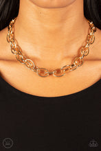 Load image into Gallery viewer, Tough Crowd - Gold Choker Necklace