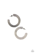 Load image into Gallery viewer, Oceanside Oasis - Black Hoop Earrings