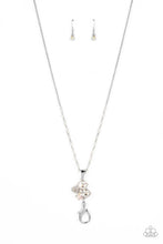 Load image into Gallery viewer, Rainbow Bloom - White Lanyard
