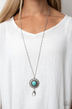 Load image into Gallery viewer, Sahara Suburb - Blue Lanyard