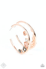 Load image into Gallery viewer, Attractive Allure - Rose Gold Hoop Earrings