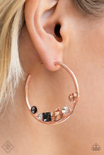 Load image into Gallery viewer, Attractive Allure - Rose Gold Hoop Earrings