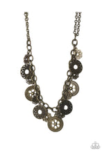 Load image into Gallery viewer, Meadow Masquerade - Brass Necklace