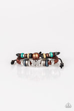 Load image into Gallery viewer, Mountain Motif - Orange Bracelet