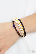 Load image into Gallery viewer, Hipster Hideaway - Blue Sliding Knot Bracelet