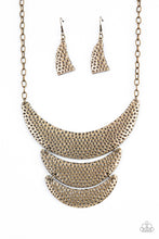 Load image into Gallery viewer, Moonwalk Magic - Brass Necklace